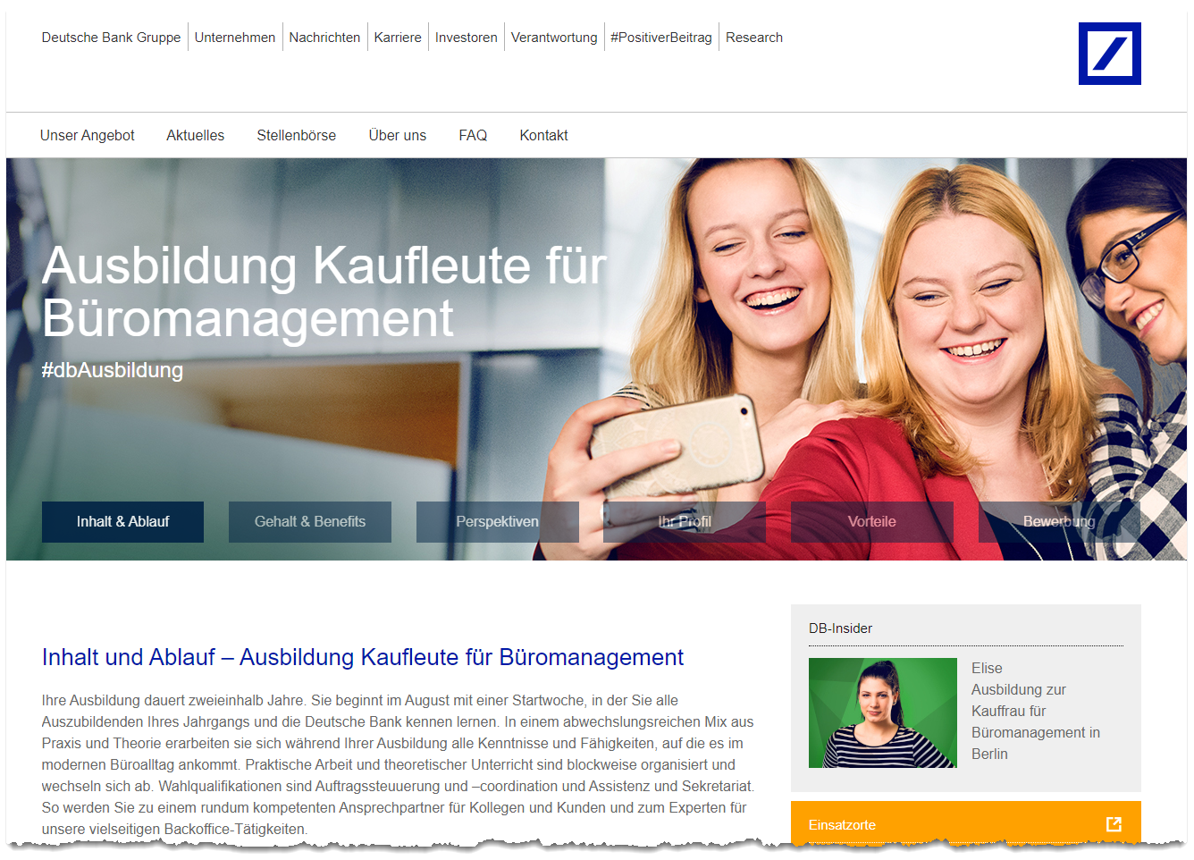 Ausbildungsplatz- und Stellenangebote unserer ...